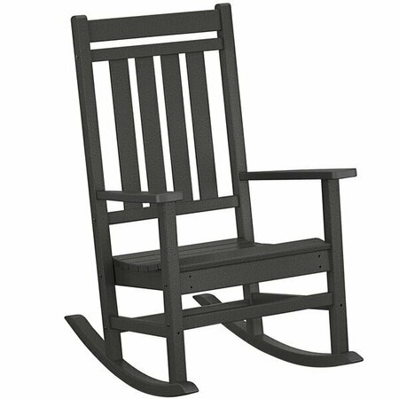 POLYWOOD R199BL Estate Black Rocking Chair 633R199BL